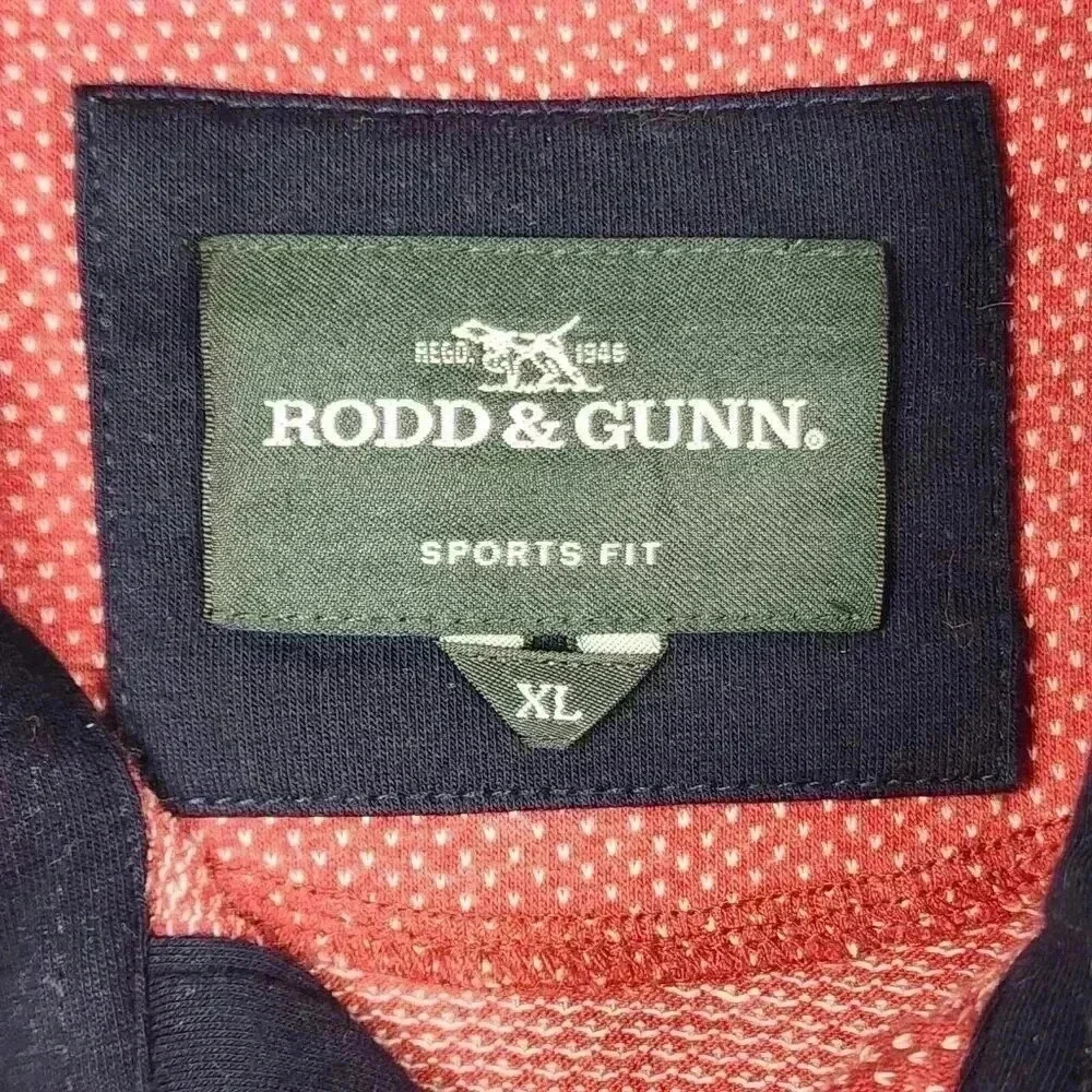 Rodd & Gunn Mens‎ Polo Shirt Short Sleeve XL Garnet Sport Fit Golf Casual READ - Picture 3 of 16